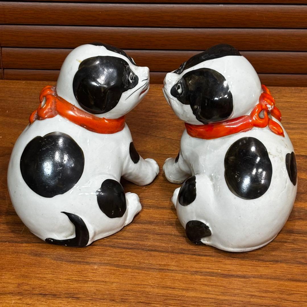 江戸時代　古伊万里　可愛い犬　狛犬