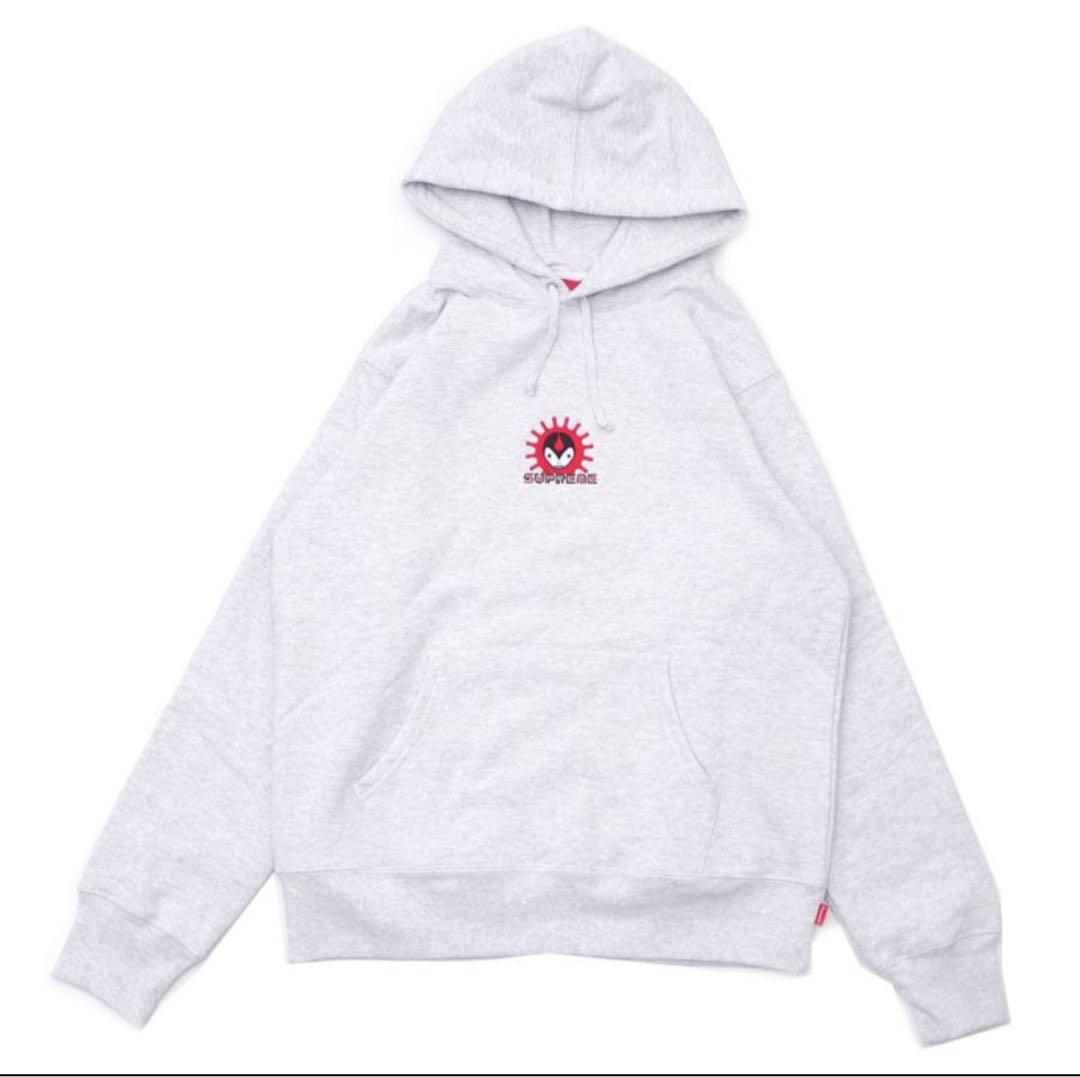 supreme シュプリーム パーカー トップス プルオーバー 裏起毛 グレー