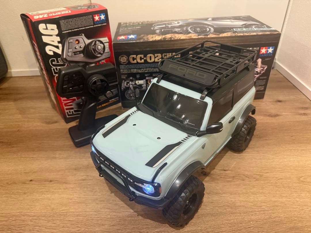 タミヤ 1/10 フォード ブロンコ RC cc-02 カスタム 組み立て済み