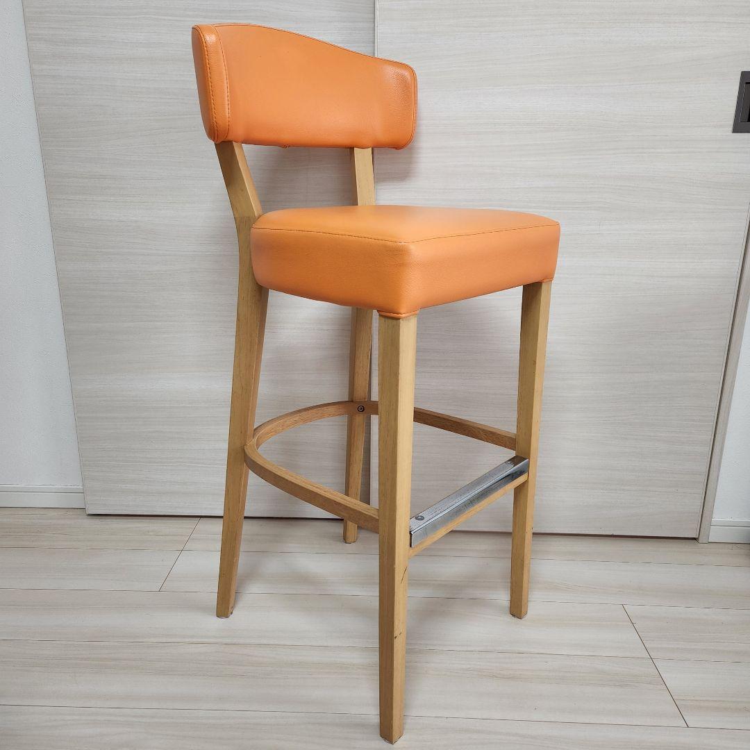 ①マニコカウンターB MANICO 背張 背もたれ付き カウンターチェア