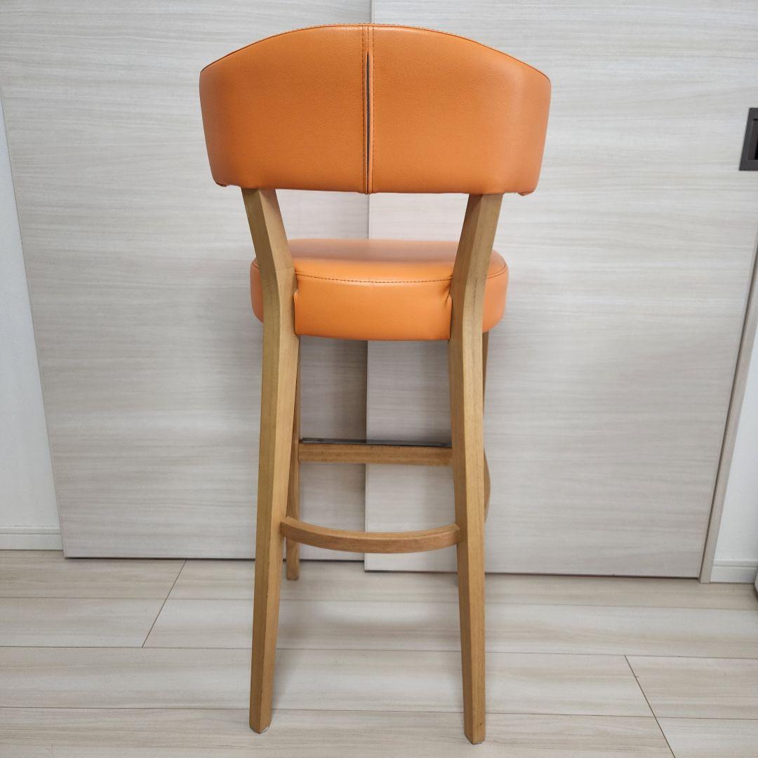 ①マニコカウンターB MANICO 背張 背もたれ付き カウンターチェア