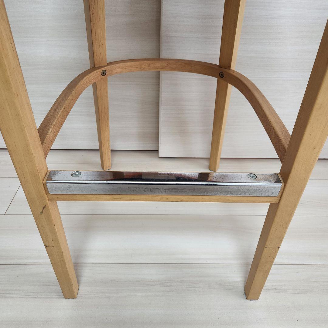 ①マニコカウンターB MANICO 背張 背もたれ付き カウンターチェア