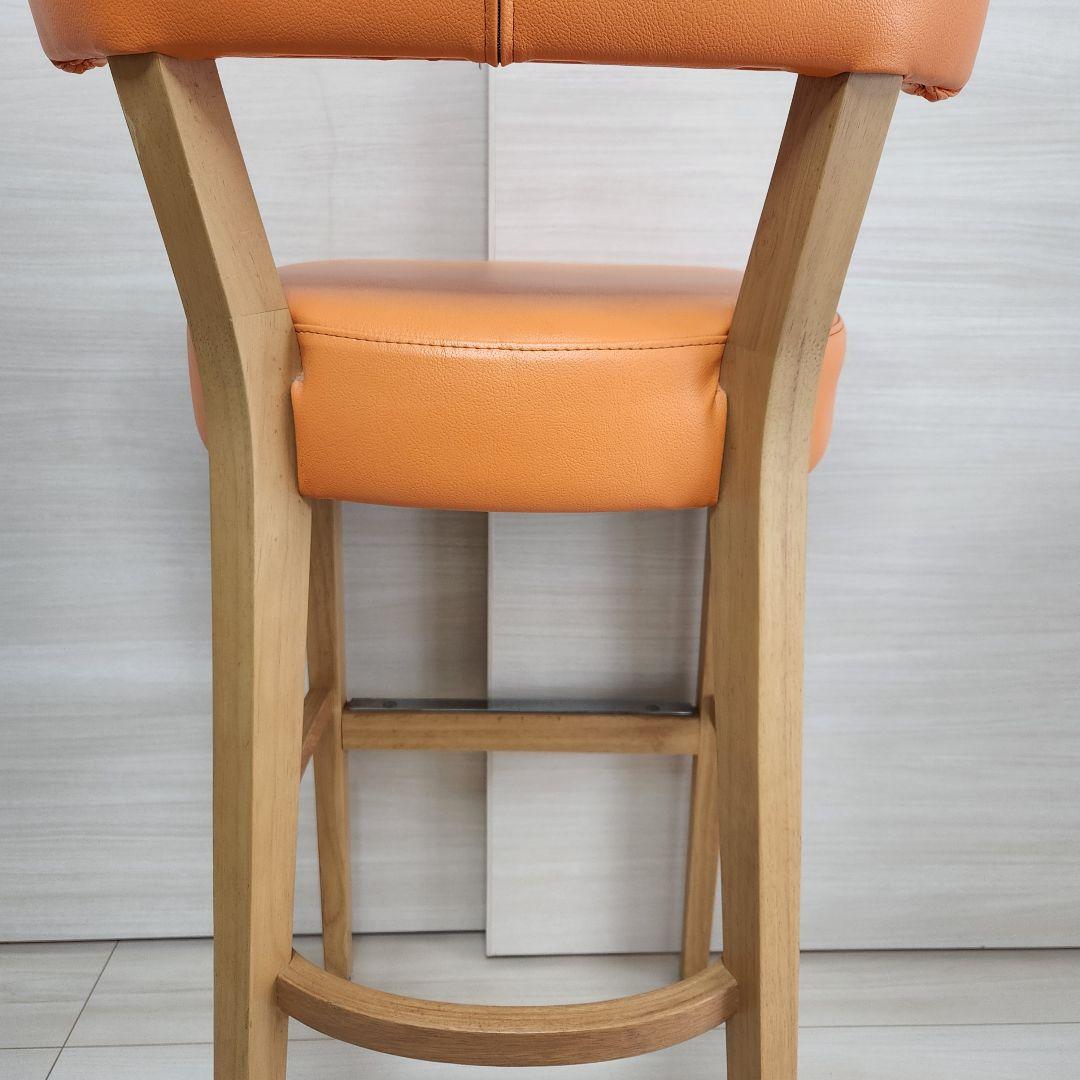 ①マニコカウンターB MANICO 背張 背もたれ付き カウンターチェア