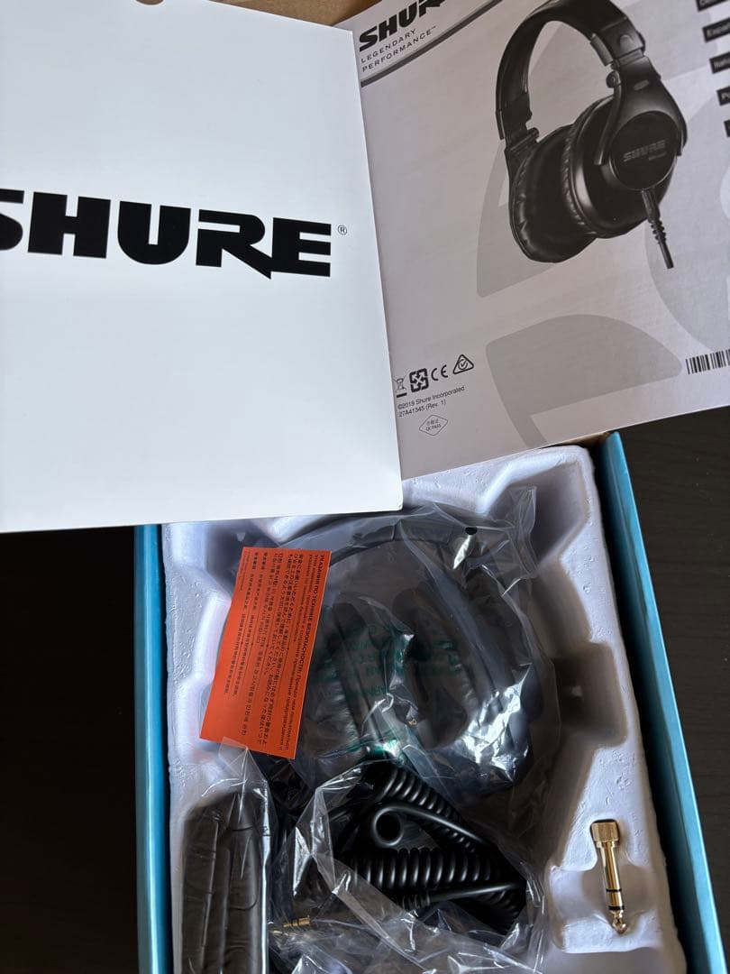 新品 SHURE シュア プロフェッショナル スタジオ ヘッドホン SRH440