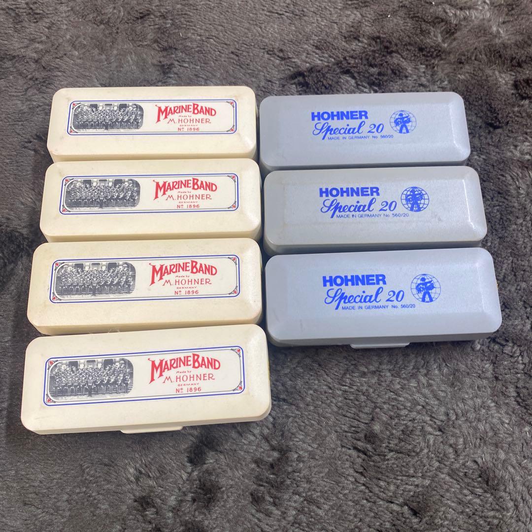 Hohner ブルースハープ ハーモニカ 7個セット