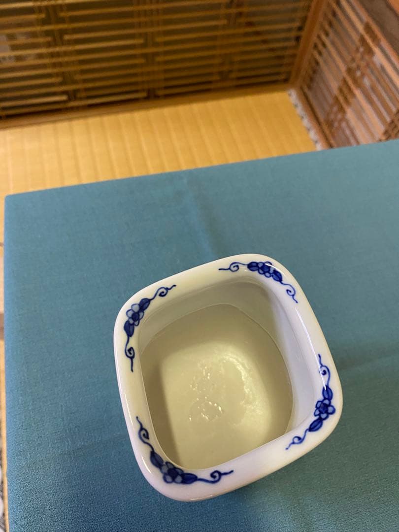 ⭐️本日限定⭐️茶道具/火入 林淡幽 『染付山水菱』五山窯