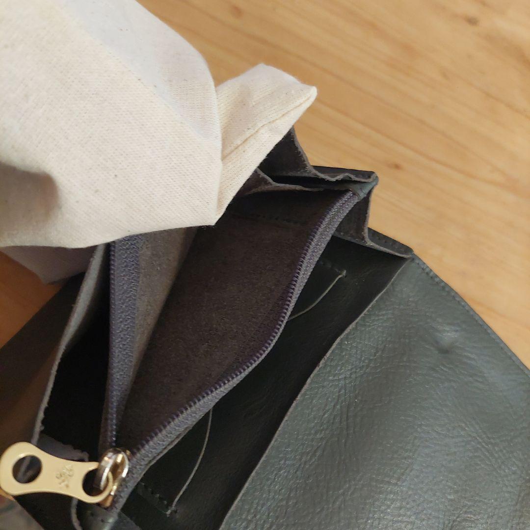 イルビゾンテ IL BISONTE 二つ折り財布 ミドルウォレット グレー