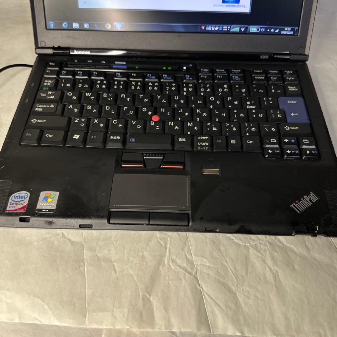 Windowsノート本体 Lenovo ThinkPad X300 Windows7 Pro