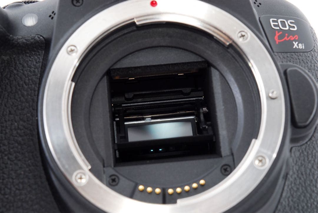 ☆フード付き☆キャノン canon kiss x8i標準&望遠ダブルレンズセット