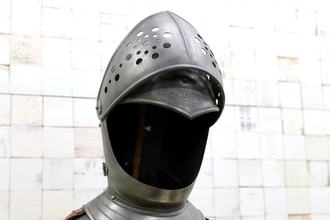 GMFH356○フランス製 アンティーク 甲冑 置物 オブジェ 西洋 195