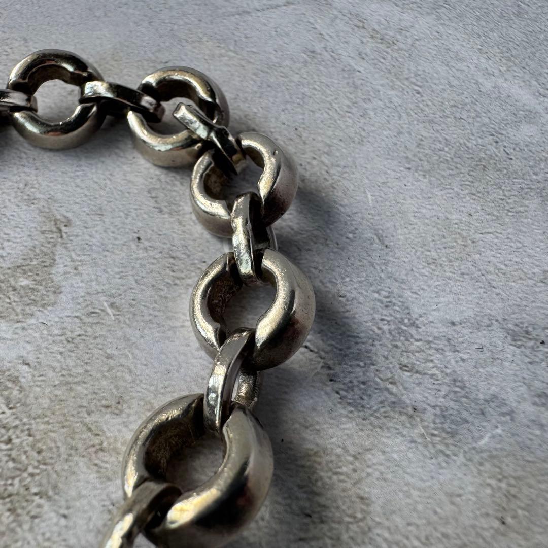 ヴィンテージ チェーンリンクブレスレット シルバー925 メキシコ製