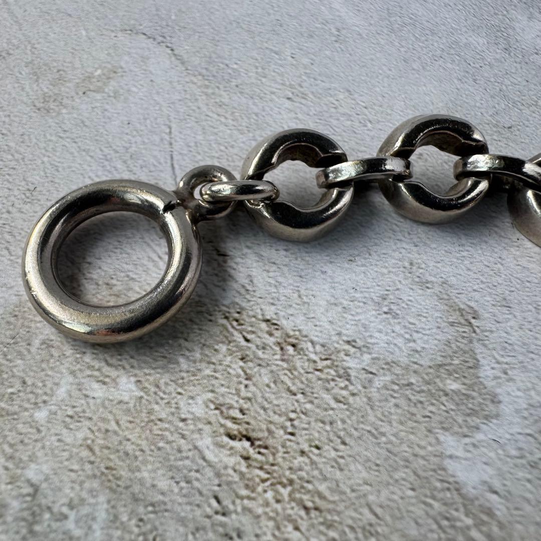 ヴィンテージ チェーンリンクブレスレット シルバー925 メキシコ製