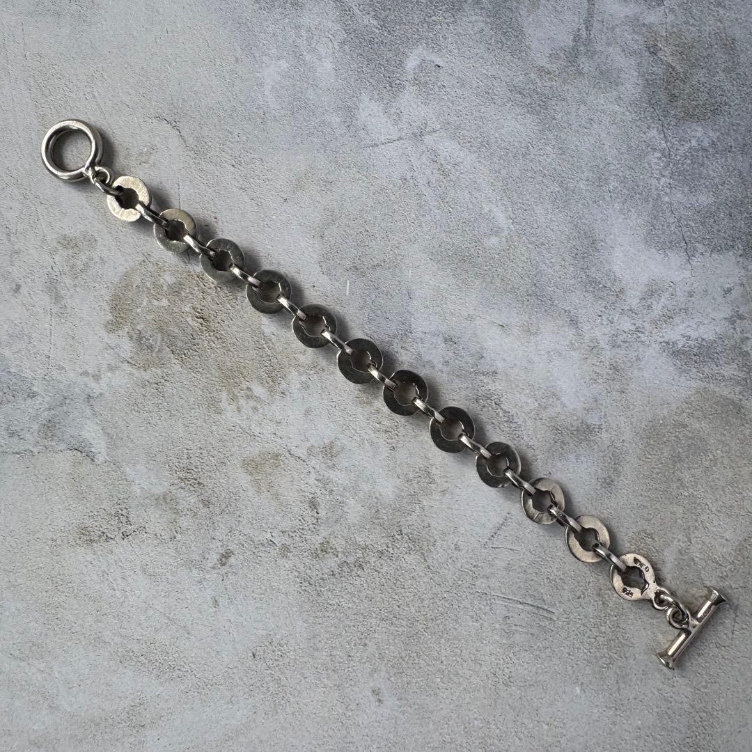 ヴィンテージ チェーンリンクブレスレット シルバー925 メキシコ製