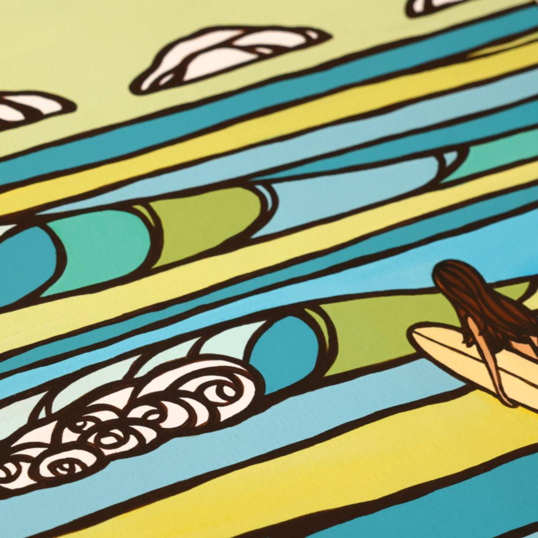 額付き ヘザー ブラウン 『 サウス ポイント 』約 330ｍｍ × 407ｍｍ