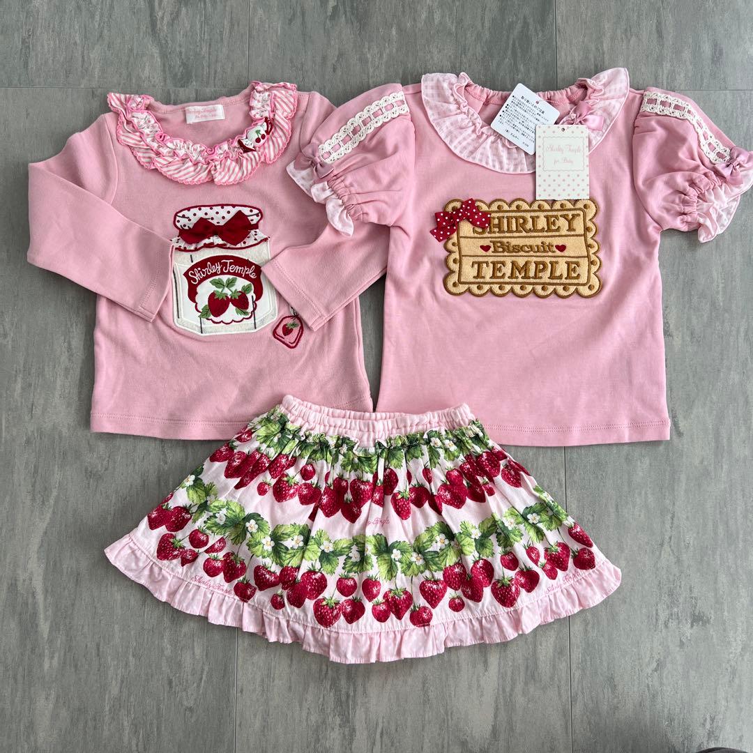 シャーリーテンプル 長袖 半袖 スカパン まとめ売り 90cm