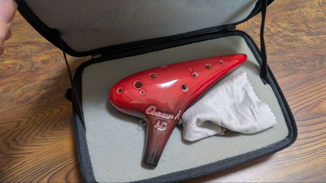 オオサワオカリナ iシリーズ　アルトC管 AC 収納ケース付き