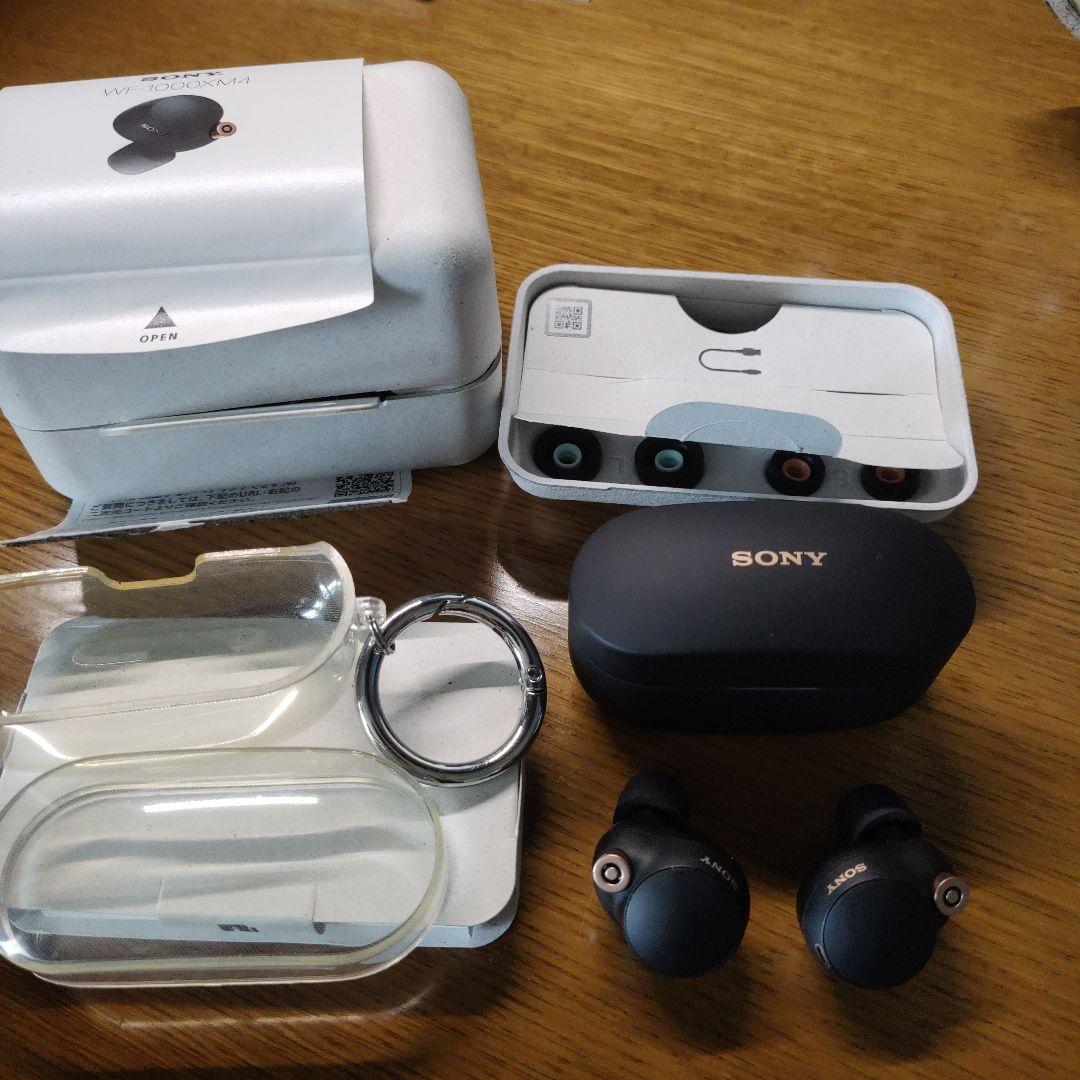【美品】SONY ワイヤレスノイズキャンセリングイヤホン WF-1000XM4