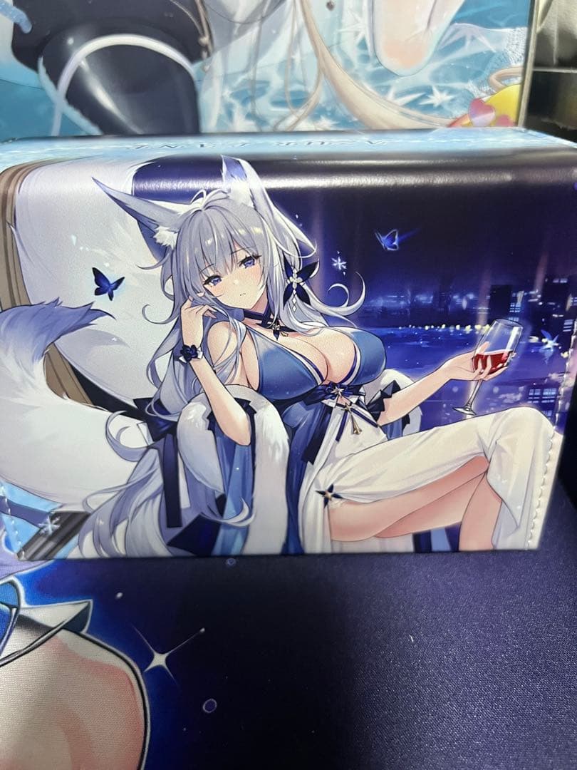 アズールレーントレカアイテムくじa賞信濃合皮製デッキケース