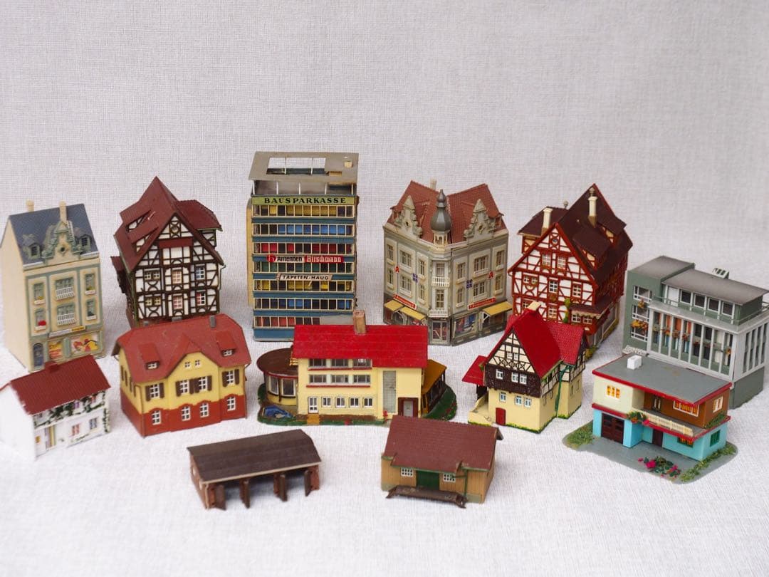 Nゲージ 建物 ストラクチャー セット ジオラマ用 A