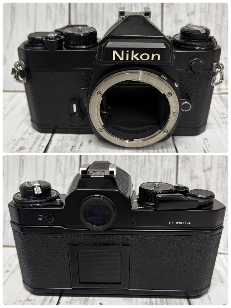 Nikon FE フィルムカメラ　MICRO−NIKKOR レンズ付き　訳あり‼️