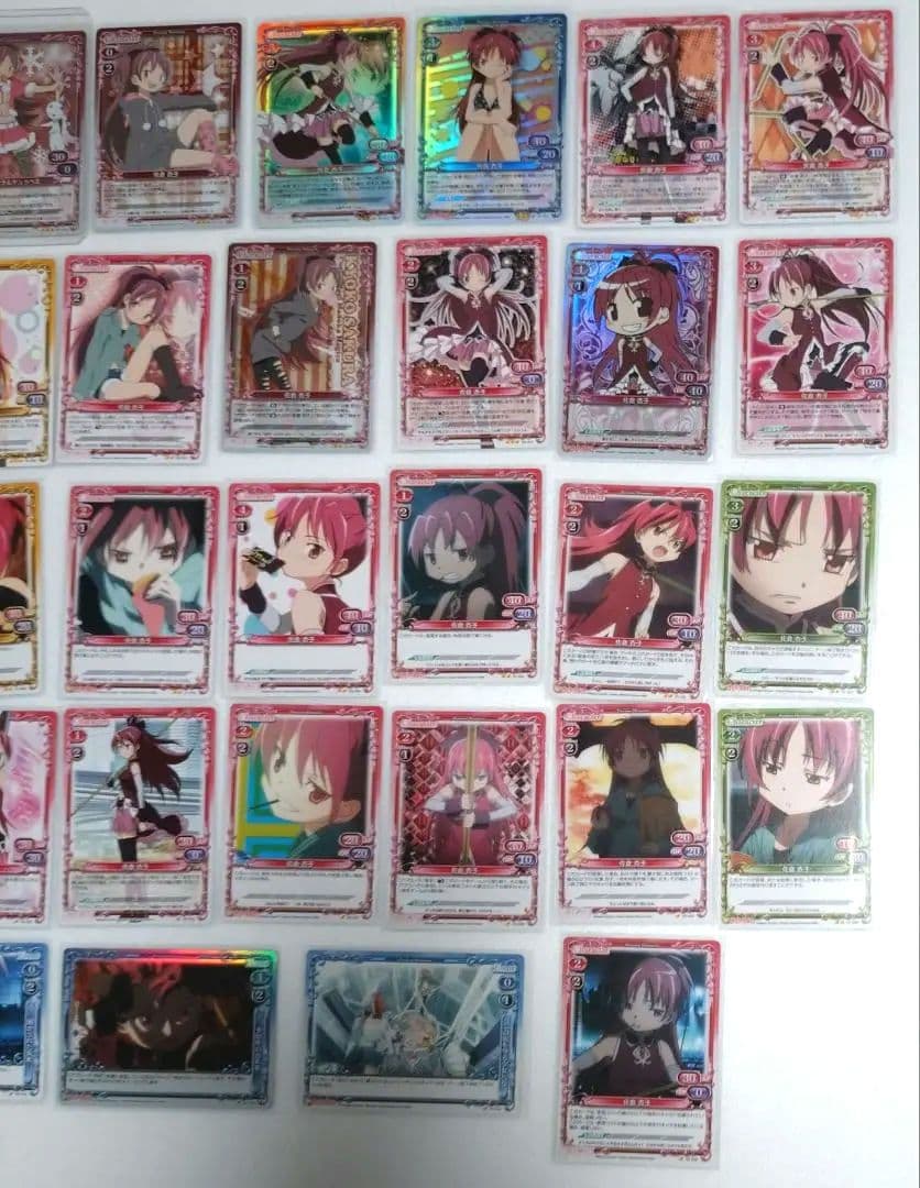 未使用　佐倉杏子　プレシャスメモリーズ　カードセット　まどかマギカ まどマギ