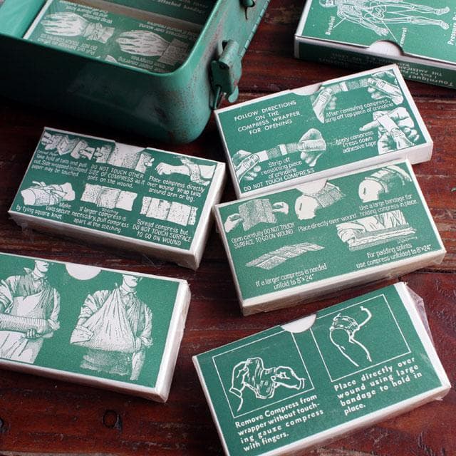 60s FIRST AID ビンテージ 救急箱 アメリカ製