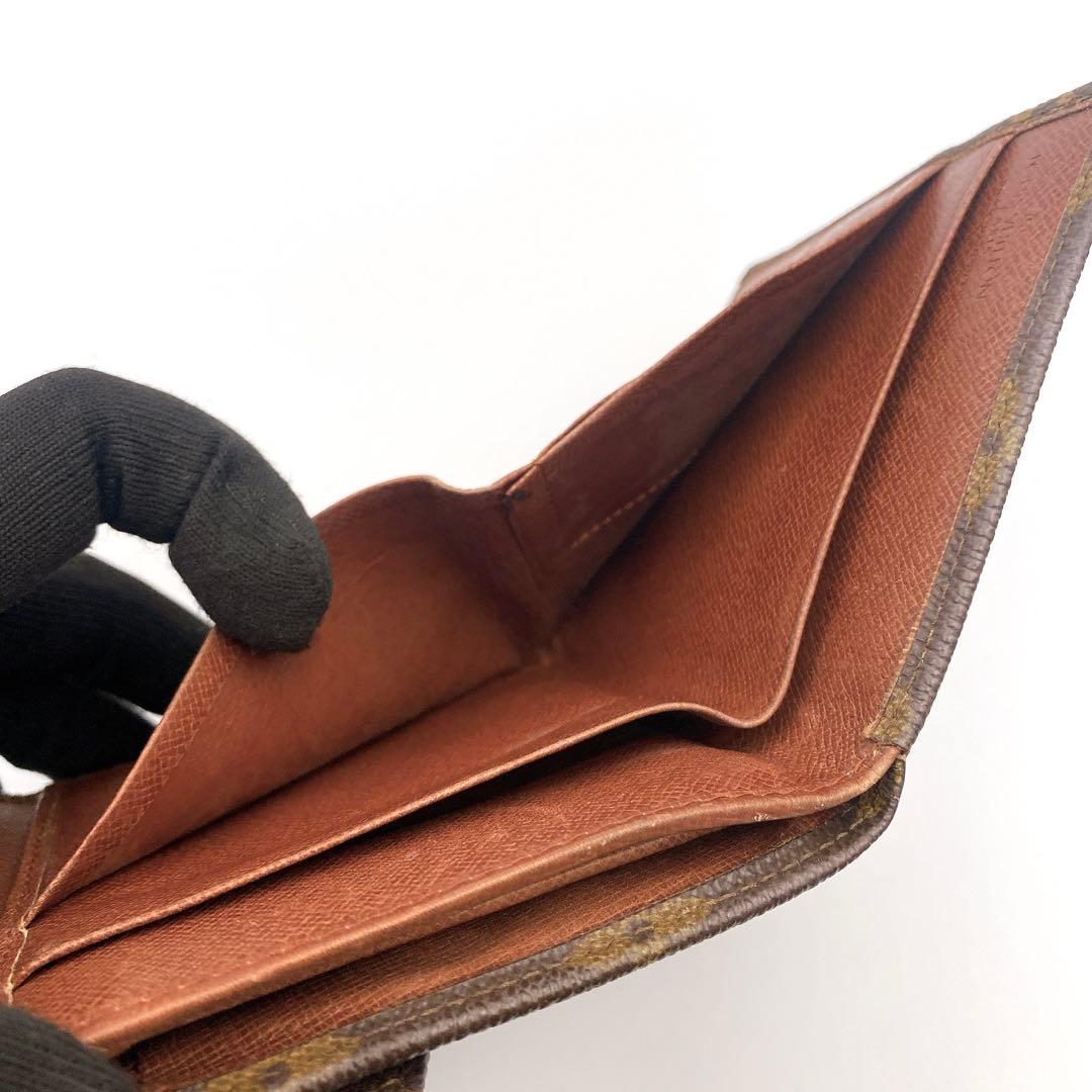【美品】ルイヴィトン モノグラム ポルトモネビエ カルトクレディ 三つ折り財布