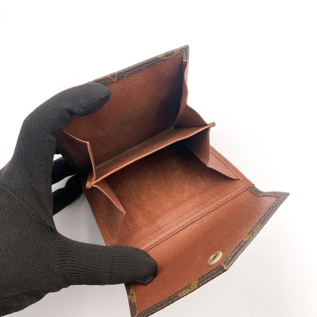 【美品】ルイヴィトン モノグラム ポルトモネビエ カルトクレディ 三つ折り財布