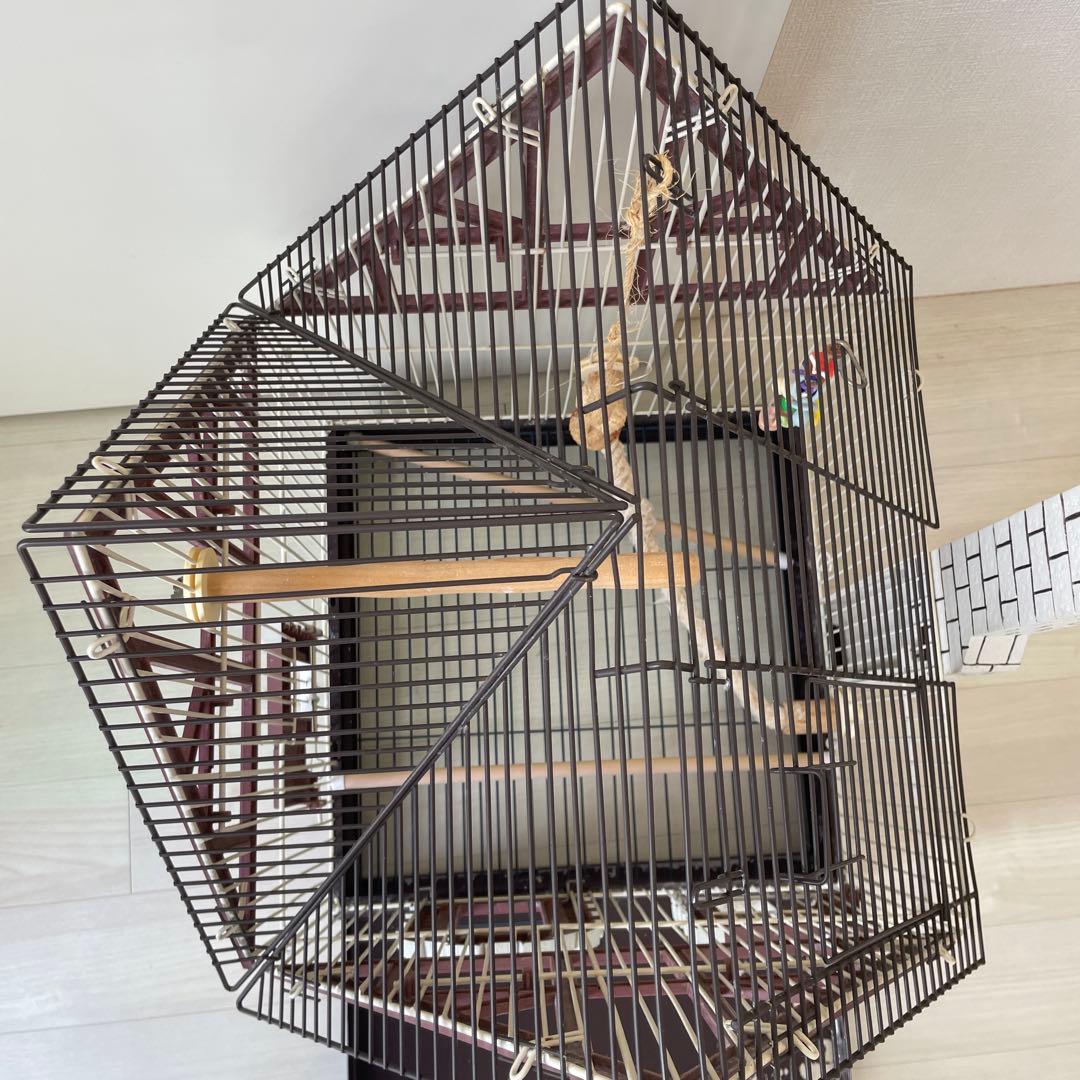 インコ　ケージ　鳥かご　輸入品　小鳥　オカメインコ　中型インコ　小型　hoei