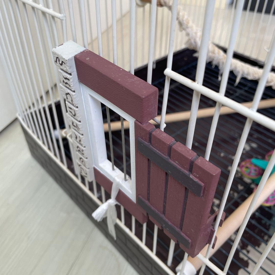 インコ　ケージ　鳥かご　輸入品　小鳥　オカメインコ　中型インコ　小型　hoei