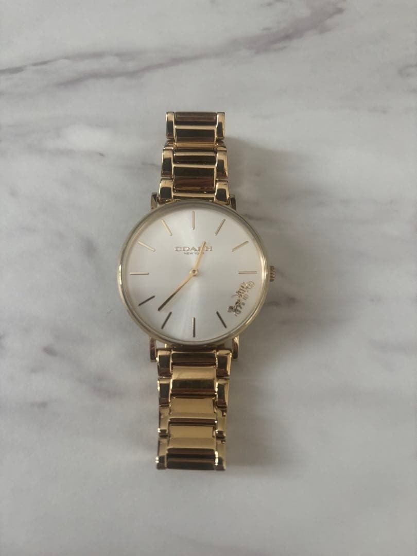COACH ゴールド レディース アナログ時計