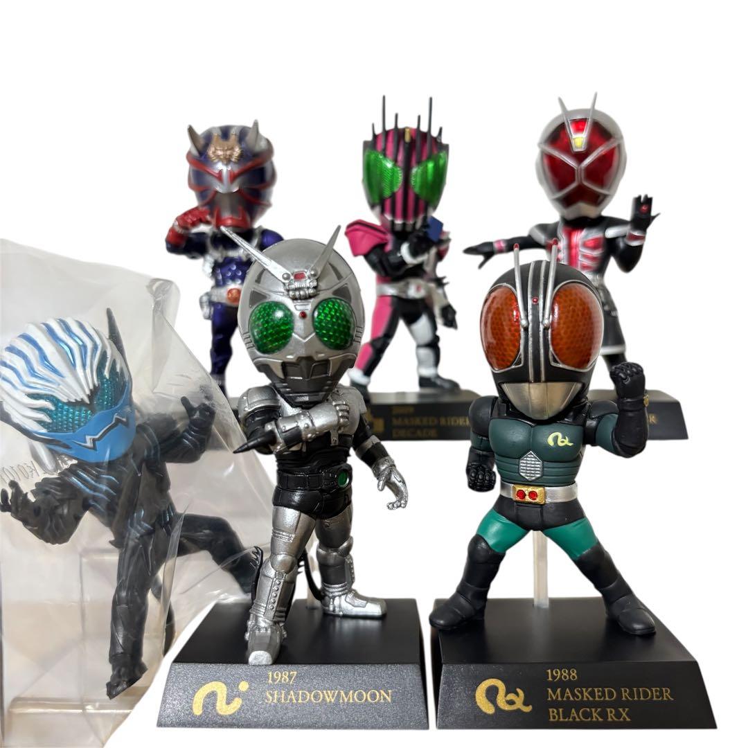 50th デフォルメクスフィギュア　仮面ライダー　シャドームーン　RX　計6体