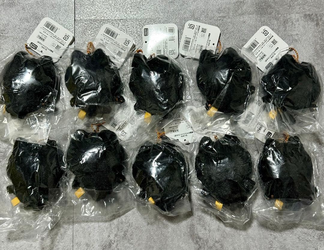 ② うさぎ 黒猫 マスコット ×10個セット ちいかわ ハロウィン
