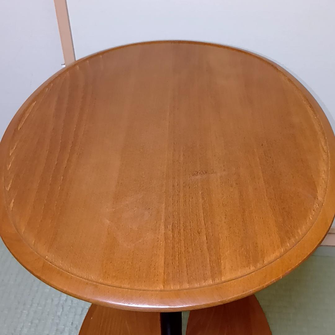 エコーネス　サイドテーブル　エリプステーブル　楕円　高さ調節機能付き　北欧