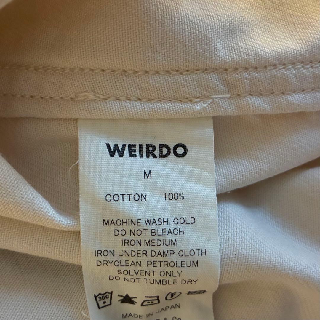WEIRDO アイボリー コットン ショップコート M WRD19SS04