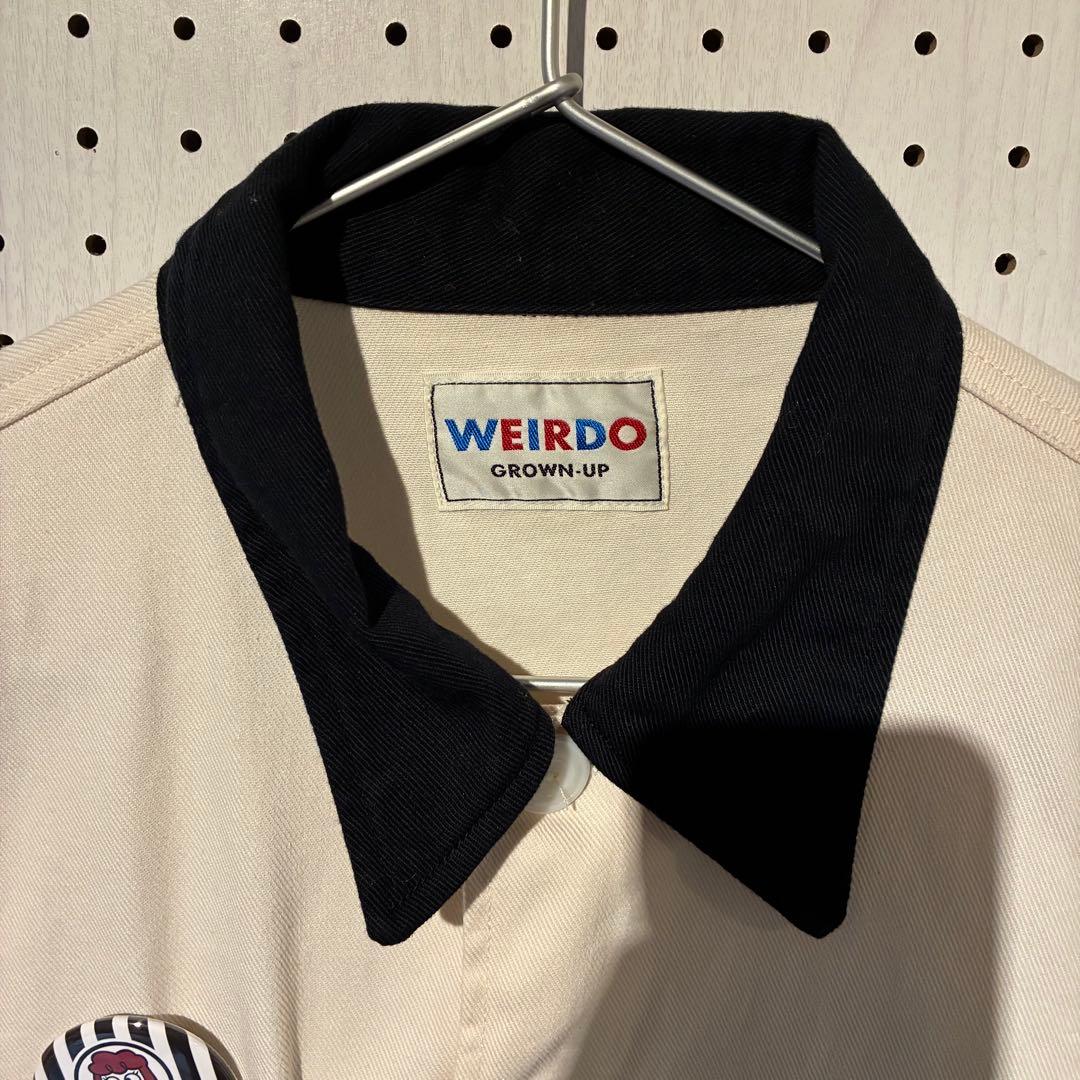 WEIRDO アイボリー コットン ショップコート M WRD19SS04