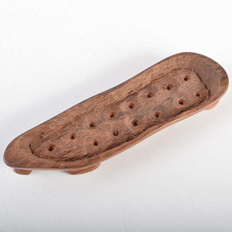 天然石　鑑賞石　菊花石　置物　重さ約1127g　唐木台付　C　R7298