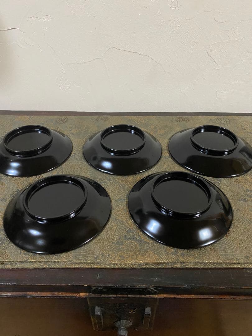 輪島塗り　銘々皿　懐石道具　茶道具