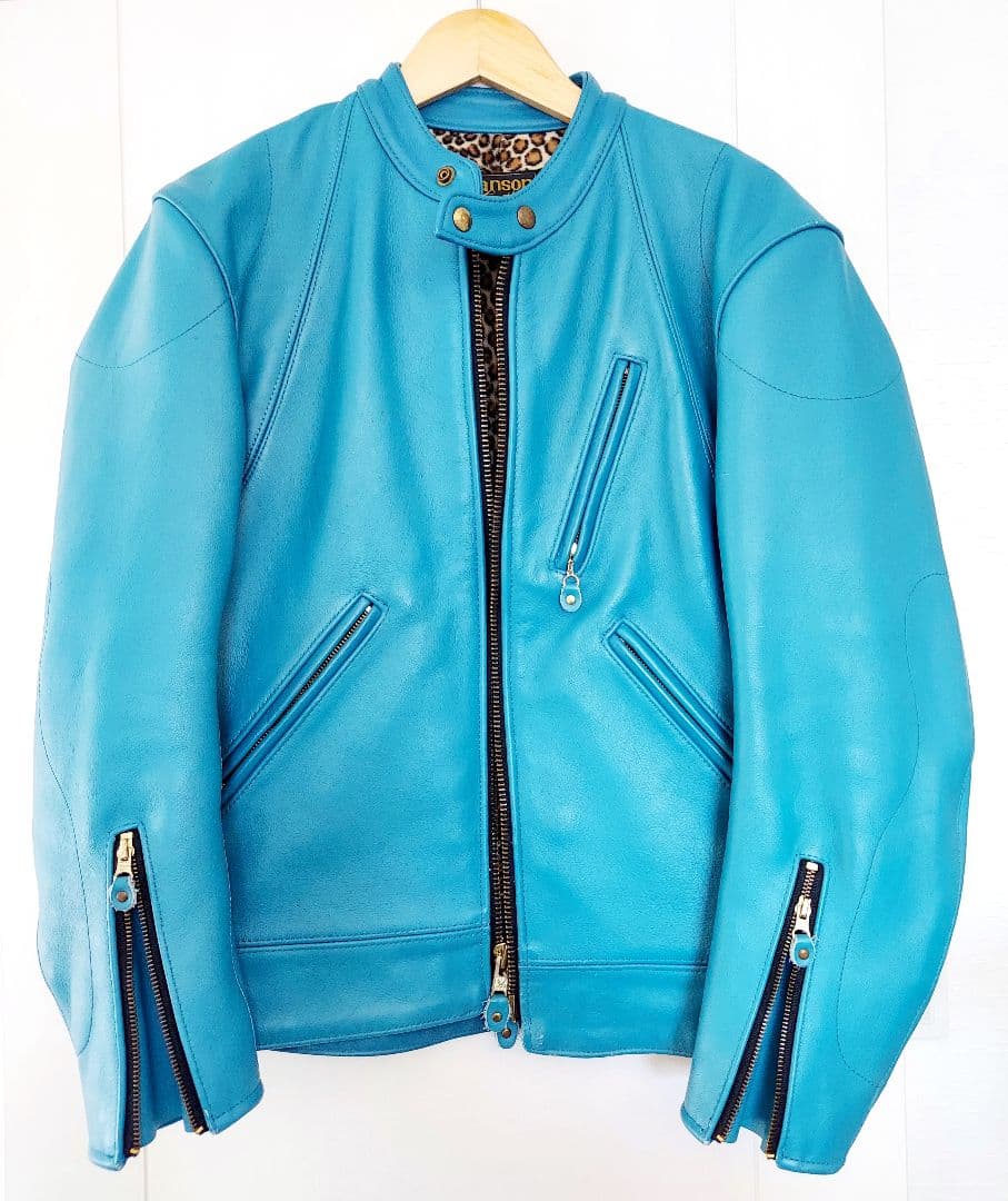 vanson レザーシングルライダースジャケット Mサイズ