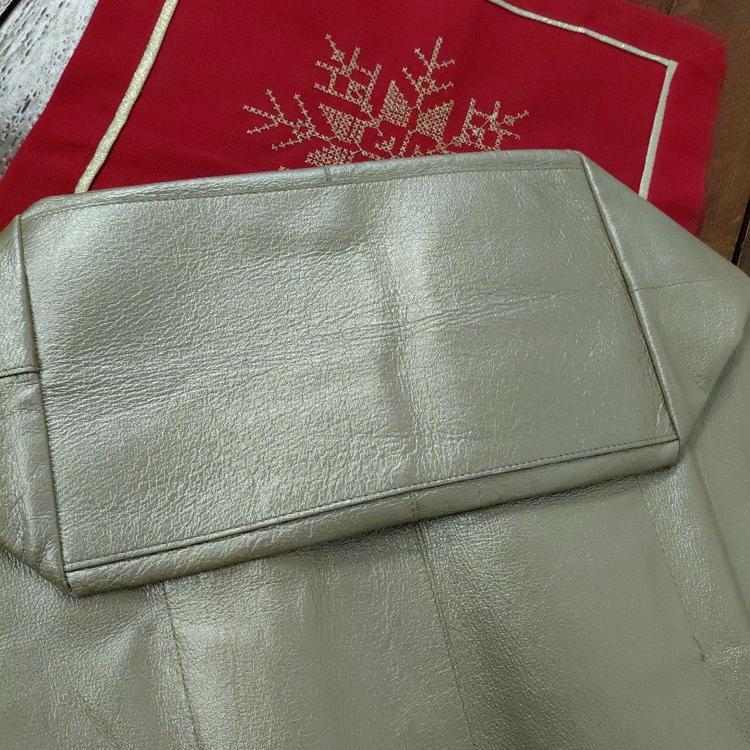 【美品】ヨーガンレール　バッグ　ゴールド