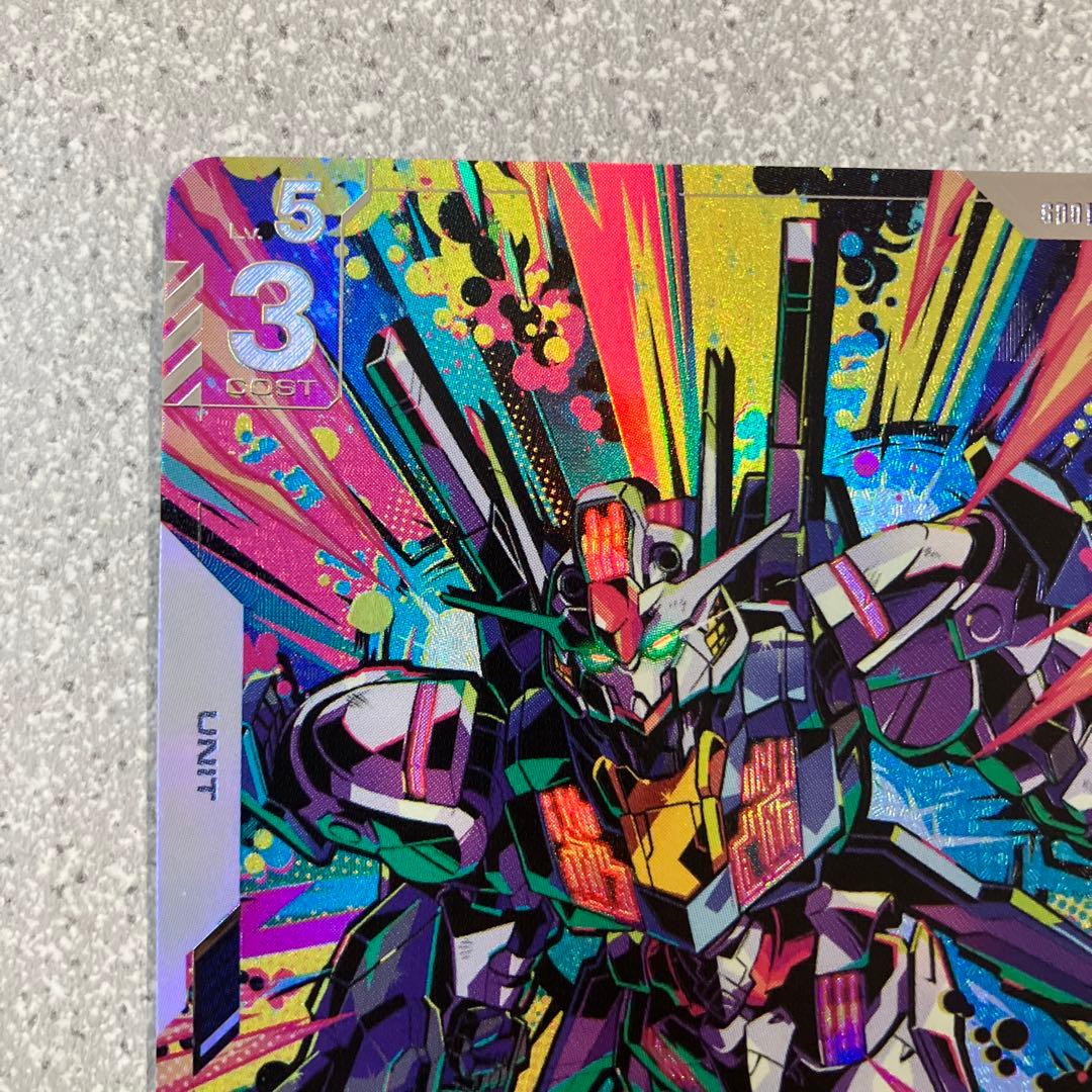 ☆ガンダムカードゲーム☆ガンダム・エアリアル☆パラレル☆未使用☆β版☆