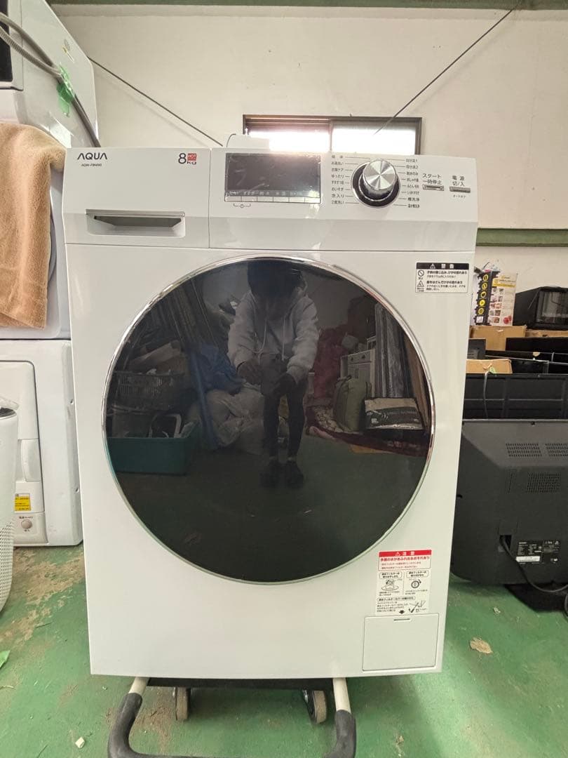 AQUA AQW-F8N(W) ドラム式全自動洗濯機 2025年製