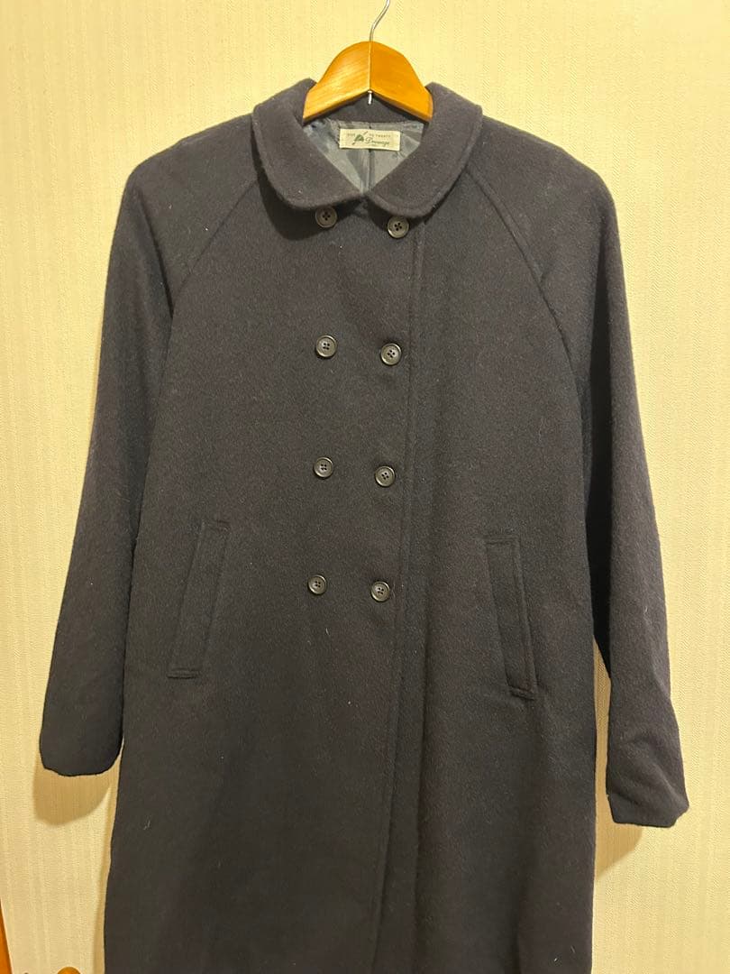 ドレッサージュ丸襟ウールコート