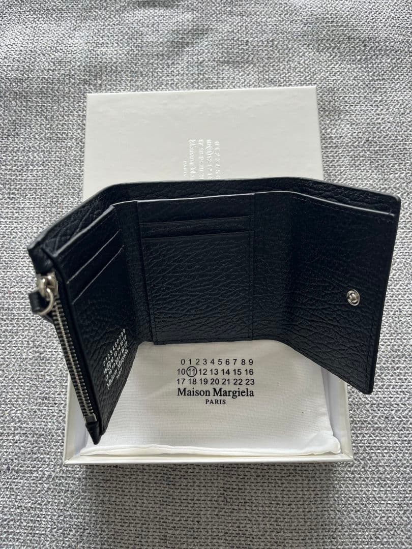 Maison Margiela 三つ折り財布 ブラック