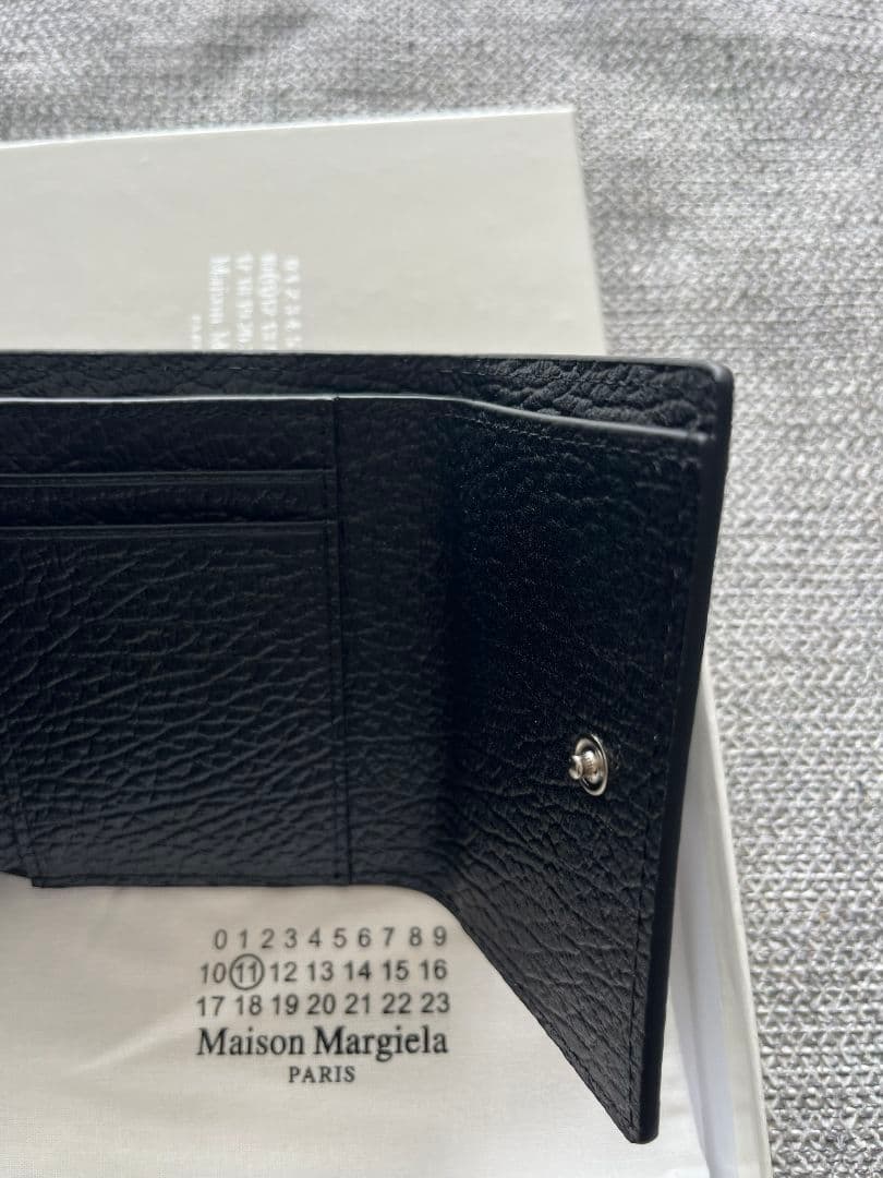 Maison Margiela 三つ折り財布 ブラック