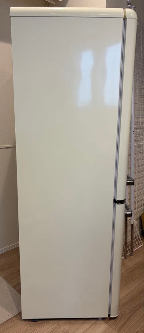 レトロスタイル ミント色 2ドア冷蔵庫