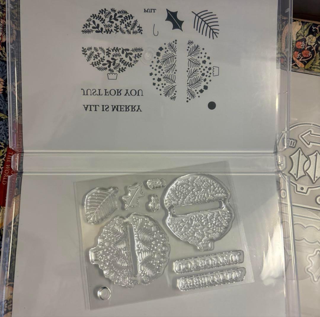 1点限り♡未使用　新作　クリスマススタンプ&ダイ　スタンピングアップ