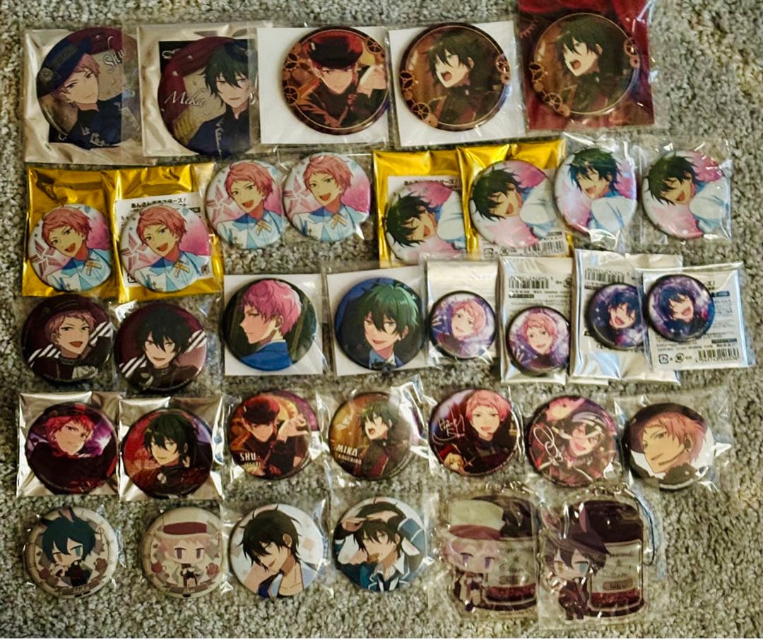 あんスタ　Valkyrie 影片みか　斎宮宗　缶バッジ