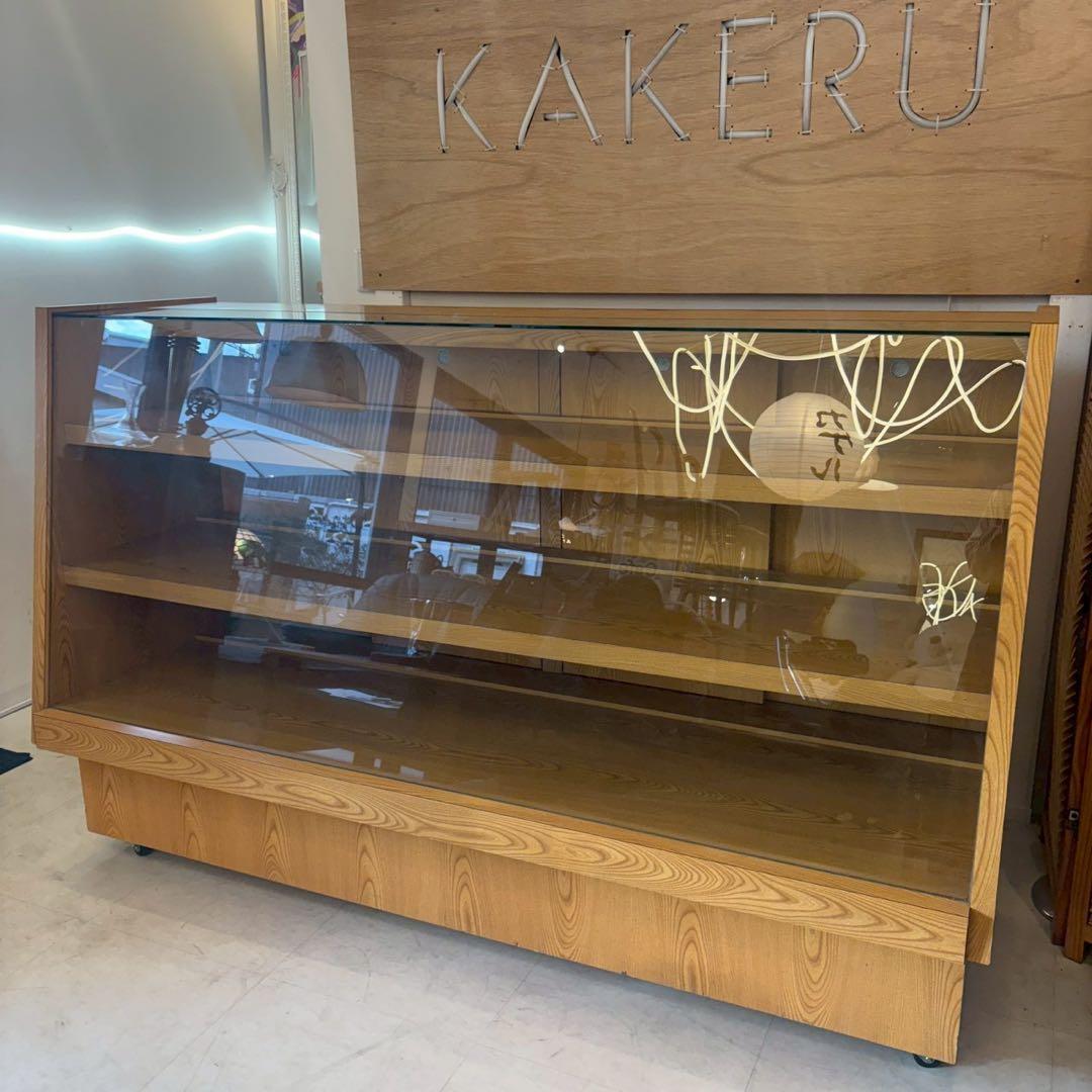 ガラスショーケース　店舗什器　直接引取限定　別途料金で配送可（近隣のみ）