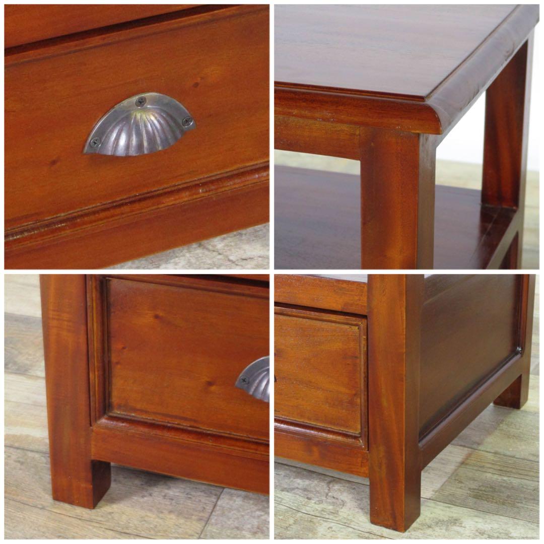 I 新品 アジアン サイドテーブル ミニテーブル 収納 飾り棚 アンティーク